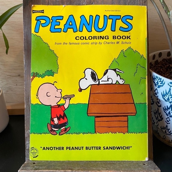 Peanuts | Toys | Vintage 96s Peanuts Charlie Brown Coloring Book | Poshmark